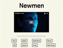 Tablet Screenshot of newmenband.com